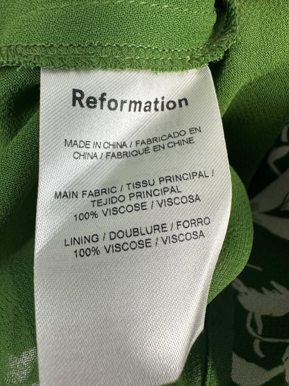 Reformation Twilight Midi Dress Mystique Green Floral 8 - Picture 8 of 10
